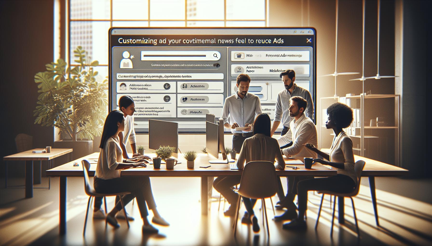Customizing Your News Feed to Reduce Ads