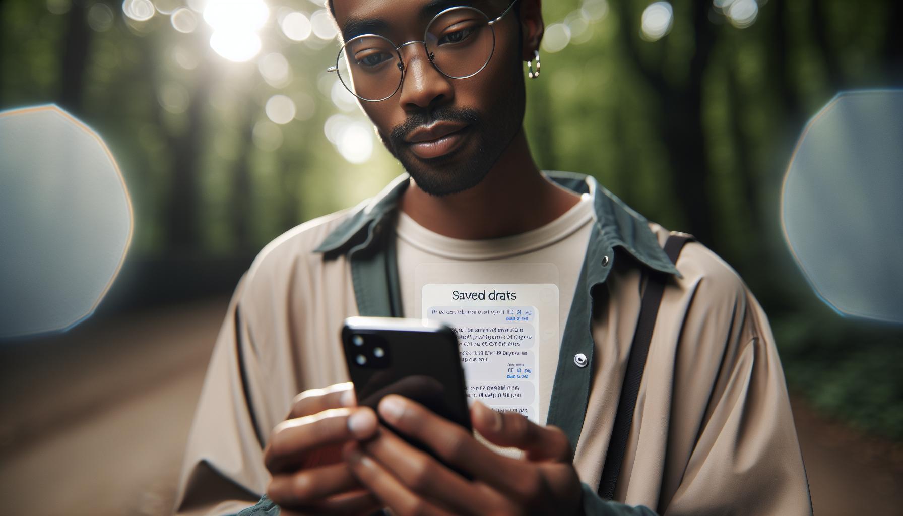 Accessing Your Saved Drafts on Mobile Devices