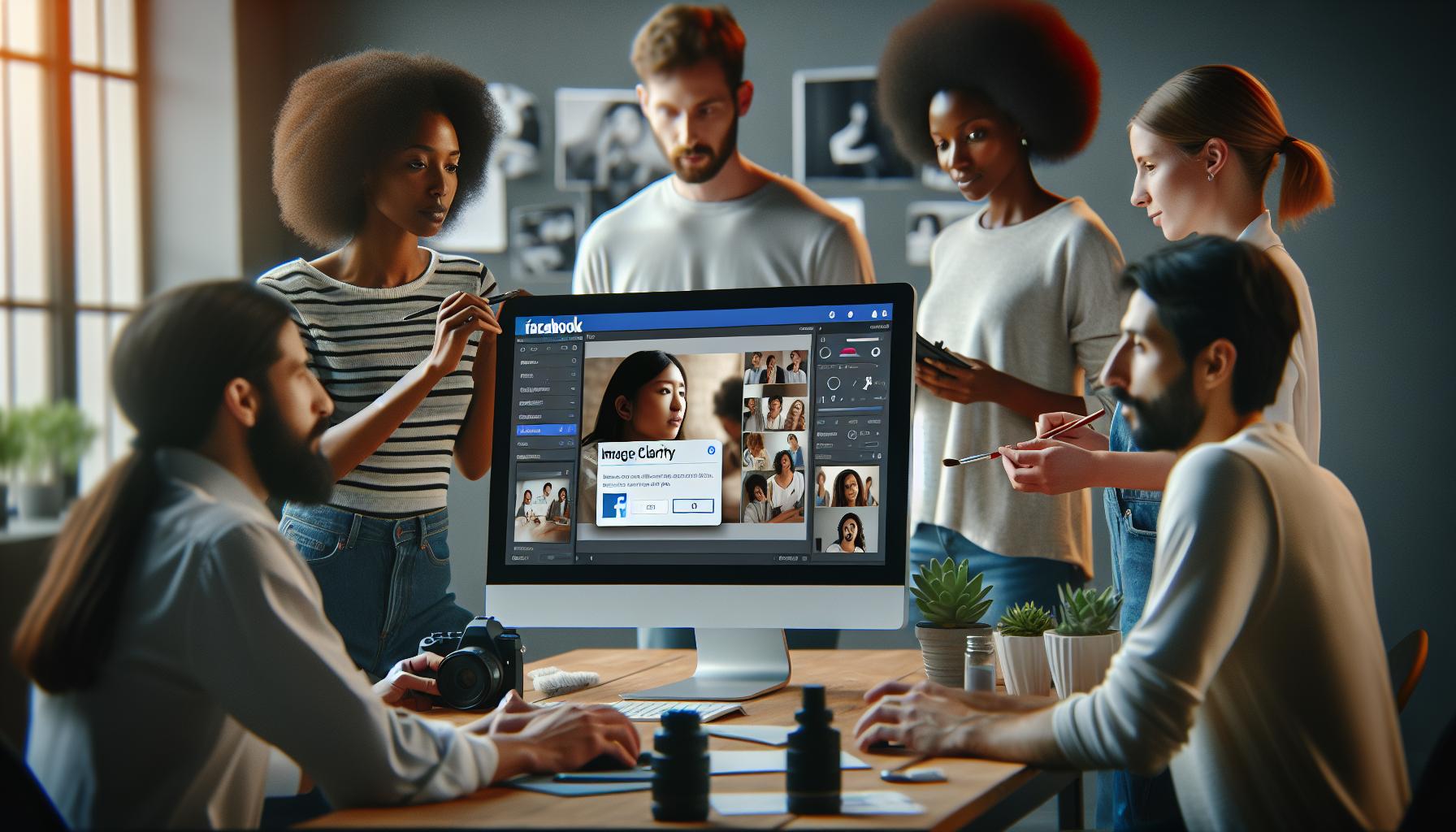 Using Facebook's Tools to Enhance Image Clarity