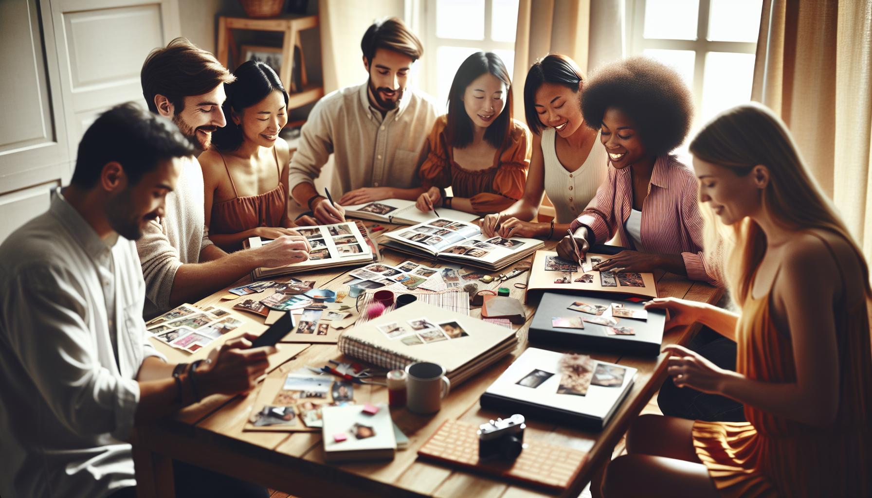 Creating Collaborative Albums with Friends
