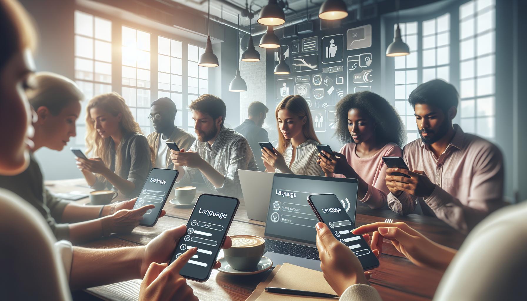 Adjusting Language Preferences for Mobile Users