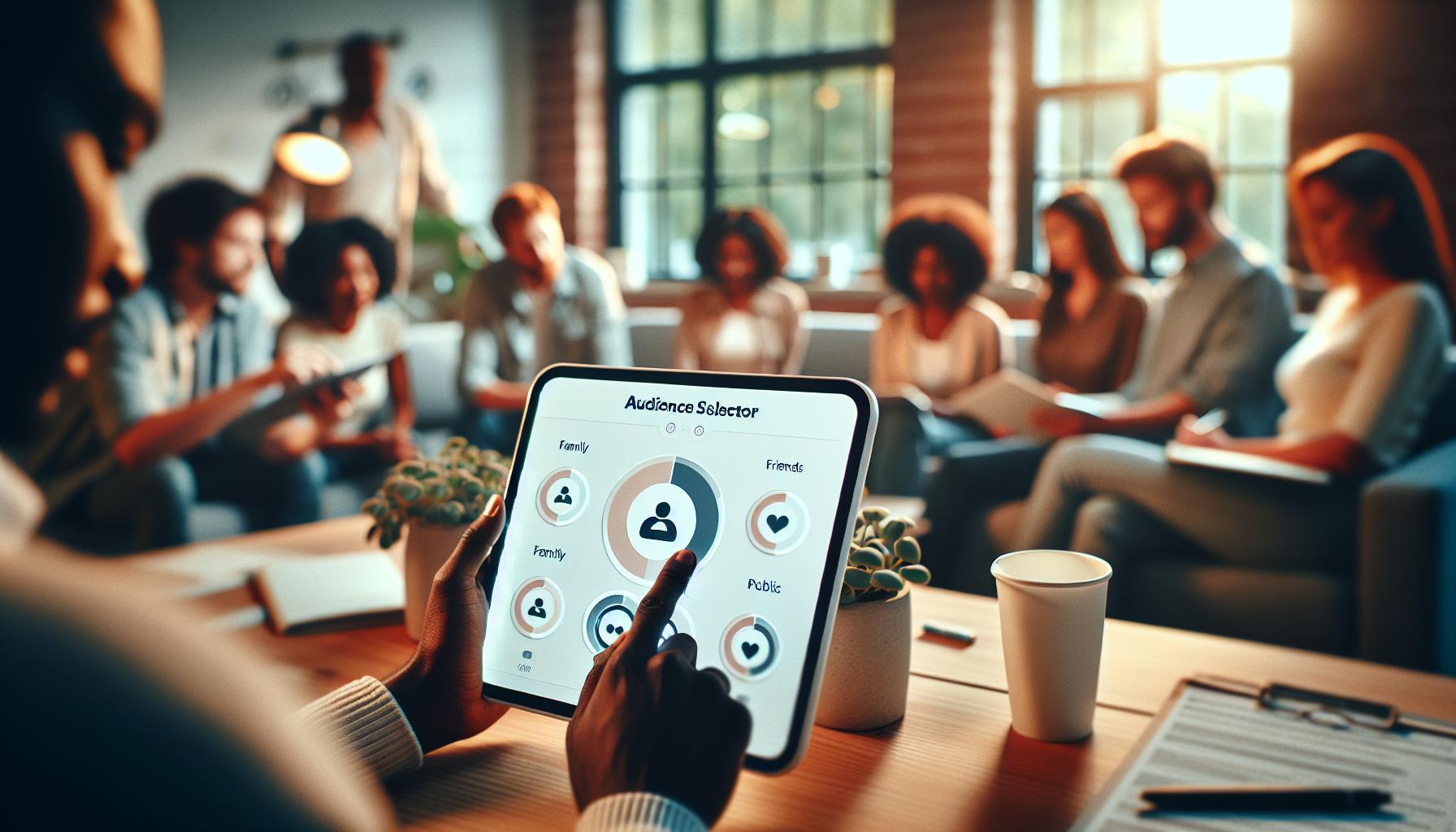 Using Audience Selector for Sharing Choices